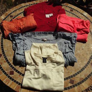 Y2K Grab Bag Mix Bundle (5) Knit Tops Romans Calvin Klein Seven7 Democracy Avia